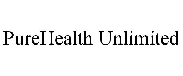 Trademark Logo PUREHEALTH UNLIMITED