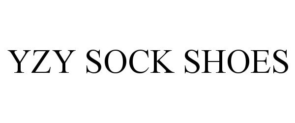 Trademark Logo YZY SOCK SHOES