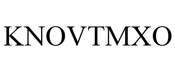Trademark Logo KNOVTMXO