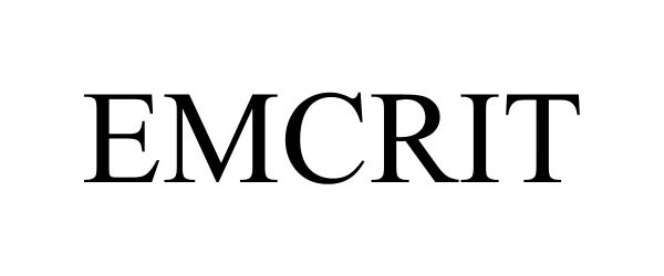 Trademark Logo EMCRIT