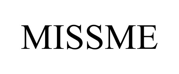 Trademark Logo MISSME