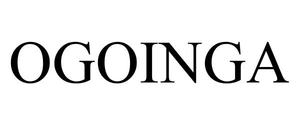 Trademark Logo OGOINGA