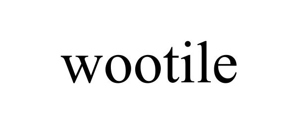 Trademark Logo WOOTILE