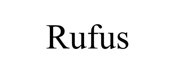 Trademark Logo RUFUS