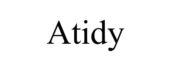 Trademark Logo ATIDY