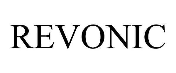 Trademark Logo REVONIC