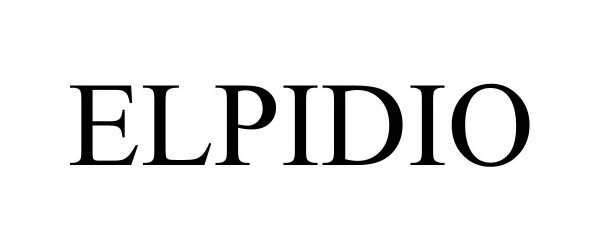 Trademark Logo ELPIDIO