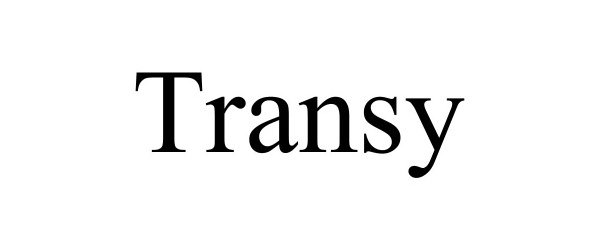 Trademark Logo TRANSY