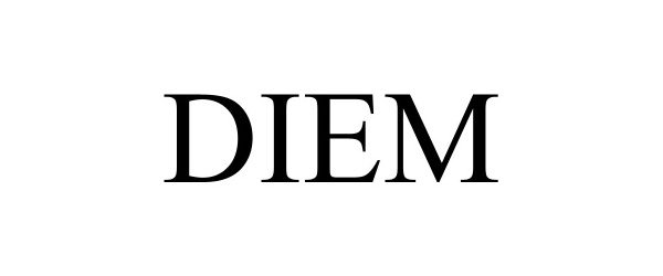 Trademark Logo DIEM