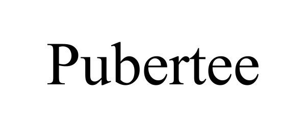 Trademark Logo PUBERTEE