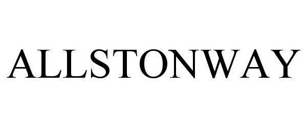 Trademark Logo ALLSTONWAY