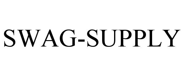 Trademark Logo SWAG-SUPPLY