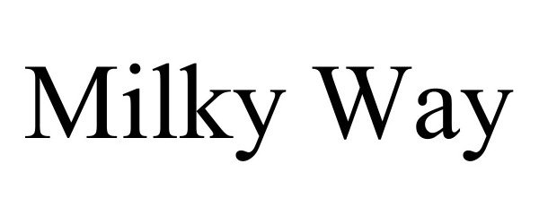 Trademark Logo MILKY WAY