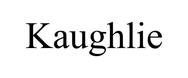 Trademark Logo KAUGHLIE