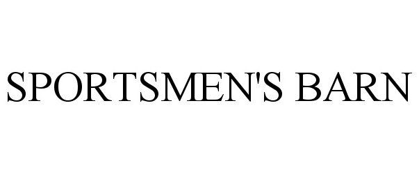 Trademark Logo SPORTSMEN'S BARN