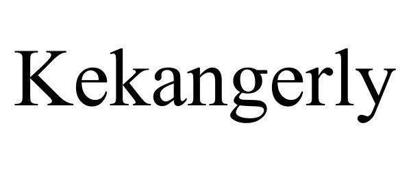  KEKANGERLY