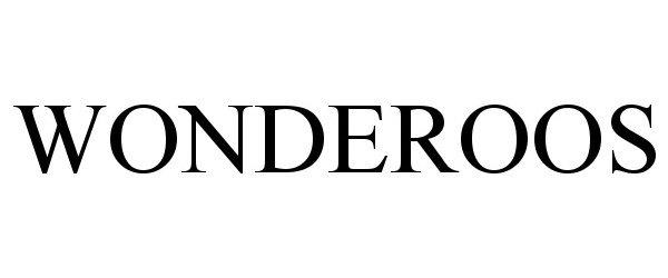 Trademark Logo WONDEROOS