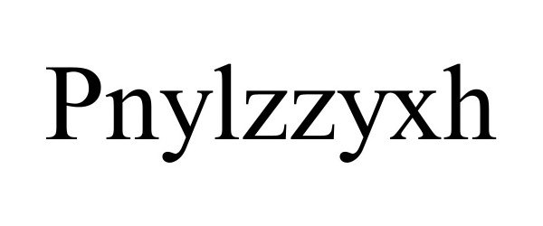 Trademark Logo PNYLZZYXH