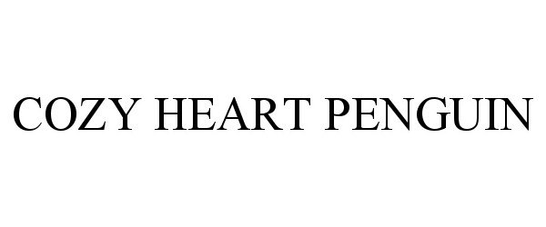 Trademark Logo COZY HEART PENGUIN