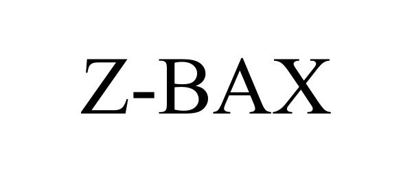 Trademark Logo Z-BAX