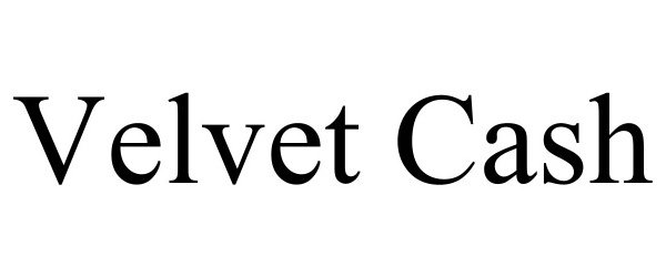 Trademark Logo VELVET CASH