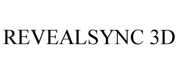 Trademark Logo REVEALSYNC 3D