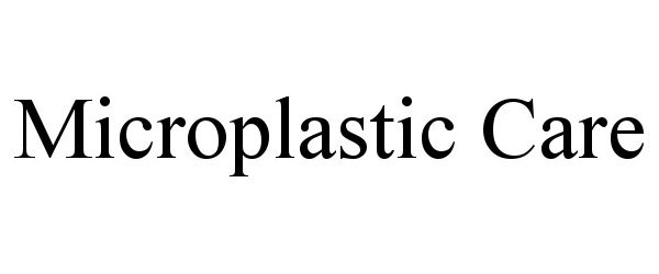 Trademark Logo MICROPLASTIC CARE