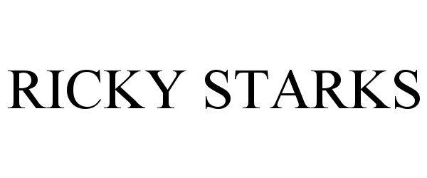 Trademark Logo RICKY STARKS