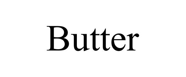 Trademark Logo BUTTER