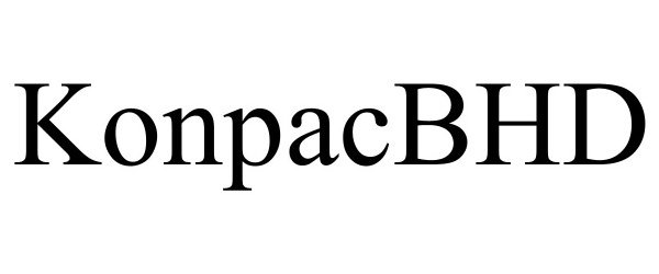 Trademark Logo KONPACBHD