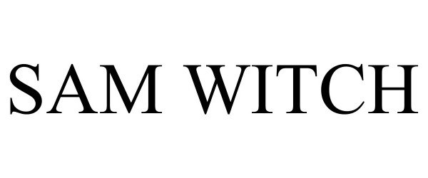 Trademark Logo SAM WITCH