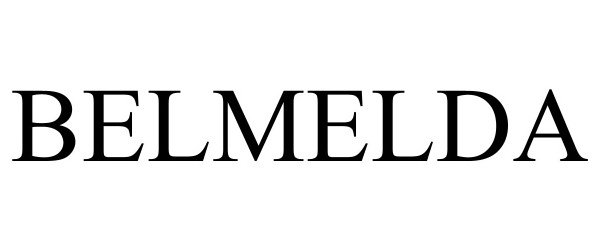 Trademark Logo BELMELDA