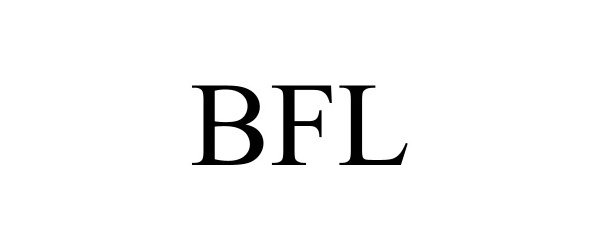 Trademark Logo BFL