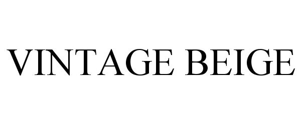 Trademark Logo VINTAGE BEIGE