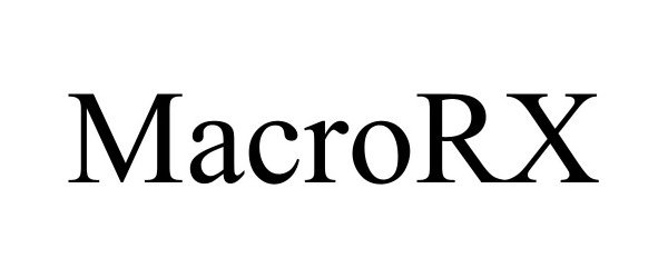 Trademark Logo MACRORX