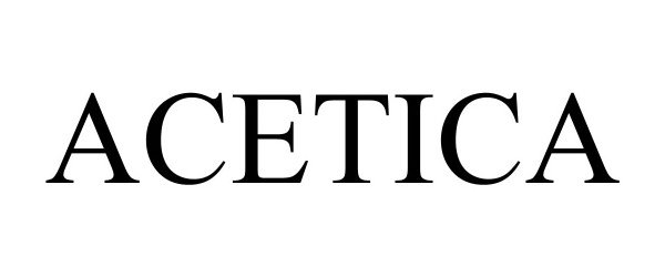 Trademark Logo ACETICA