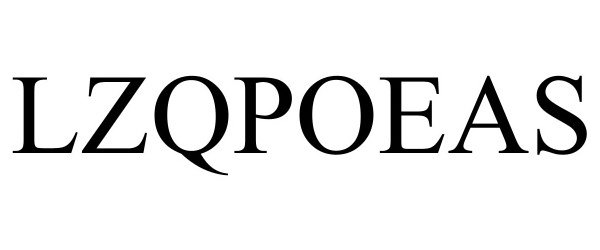 Trademark Logo LZQPOEAS