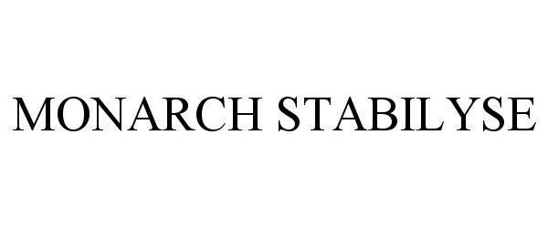 Trademark Logo MONARCH STABILYSE
