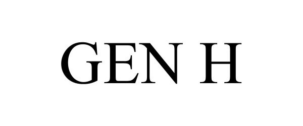 Trademark Logo GEN H