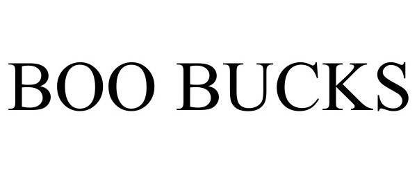 Trademark Logo BOO BUCKS