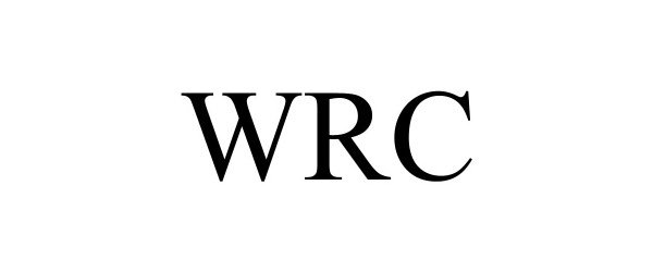 Trademark Logo WRC