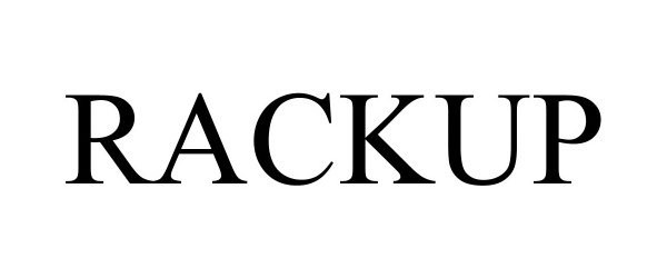 Trademark Logo RACKUP