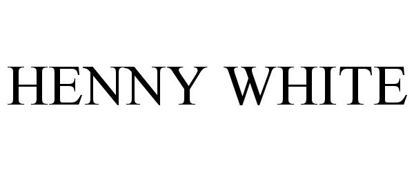 Trademark Logo HENNY WHITE