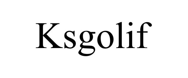  KSGOLIF