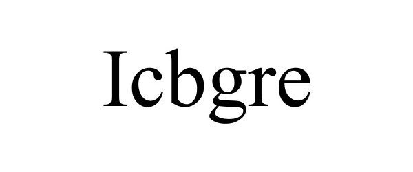  ICBGRE