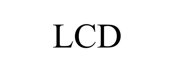 Trademark Logo LCD