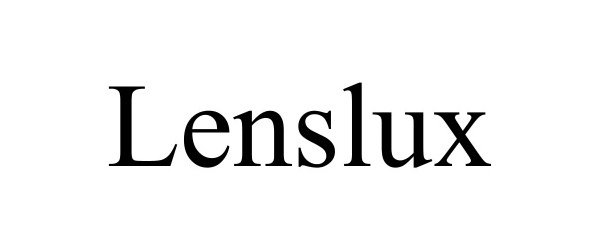 Trademark Logo LENSLUX