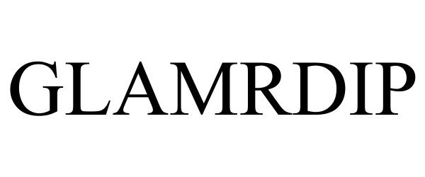 Trademark Logo GLAMRDIP