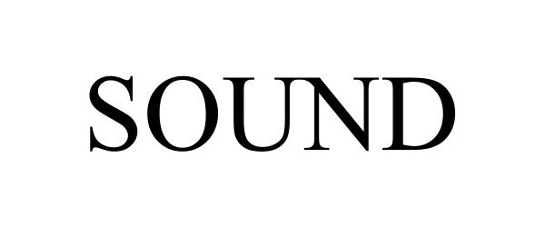 Trademark Logo SOUND