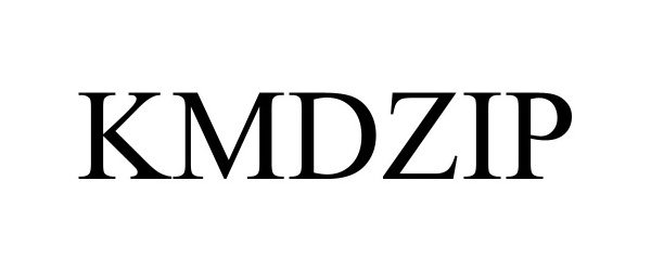 Trademark Logo KMDZIP